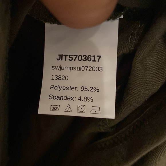 NEW OLIVE ROMPER - Picture 6 of 6